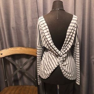 Twist-BACK Knit Top
